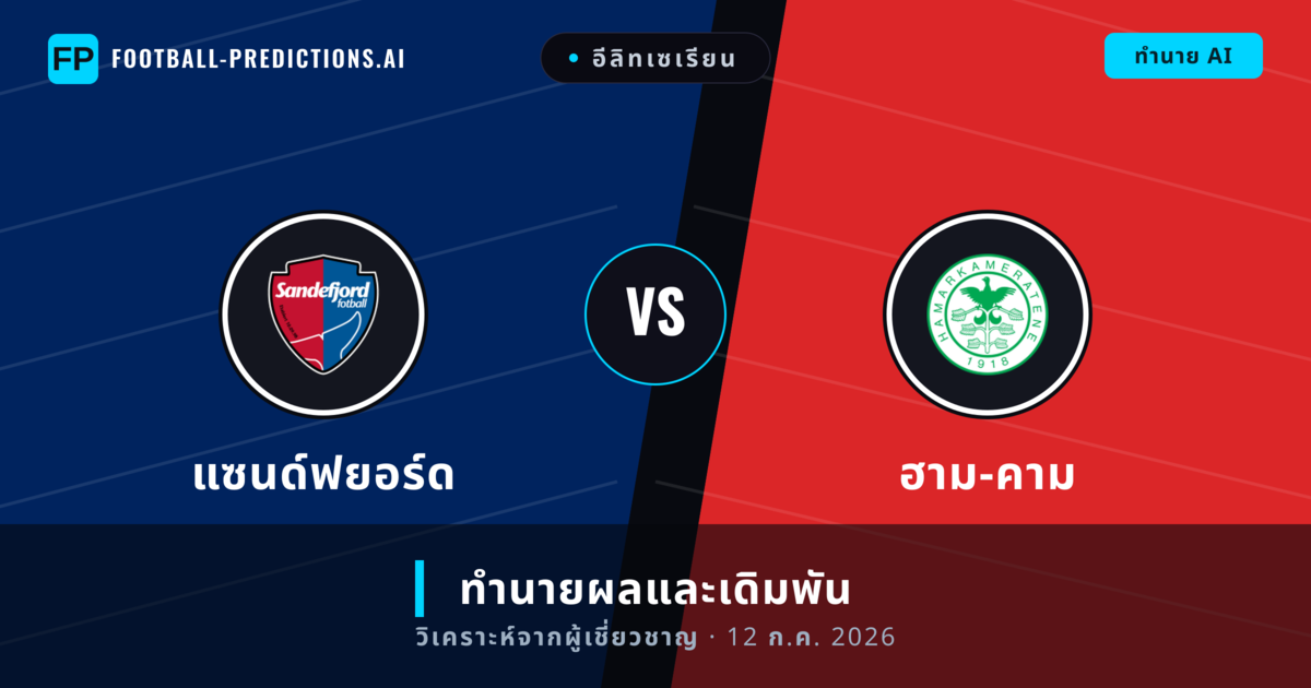 แซนด์ฟยอร์ด พบ ฮาม-คาม — ทำนายผลและพรีวิวการแข่งขัน
