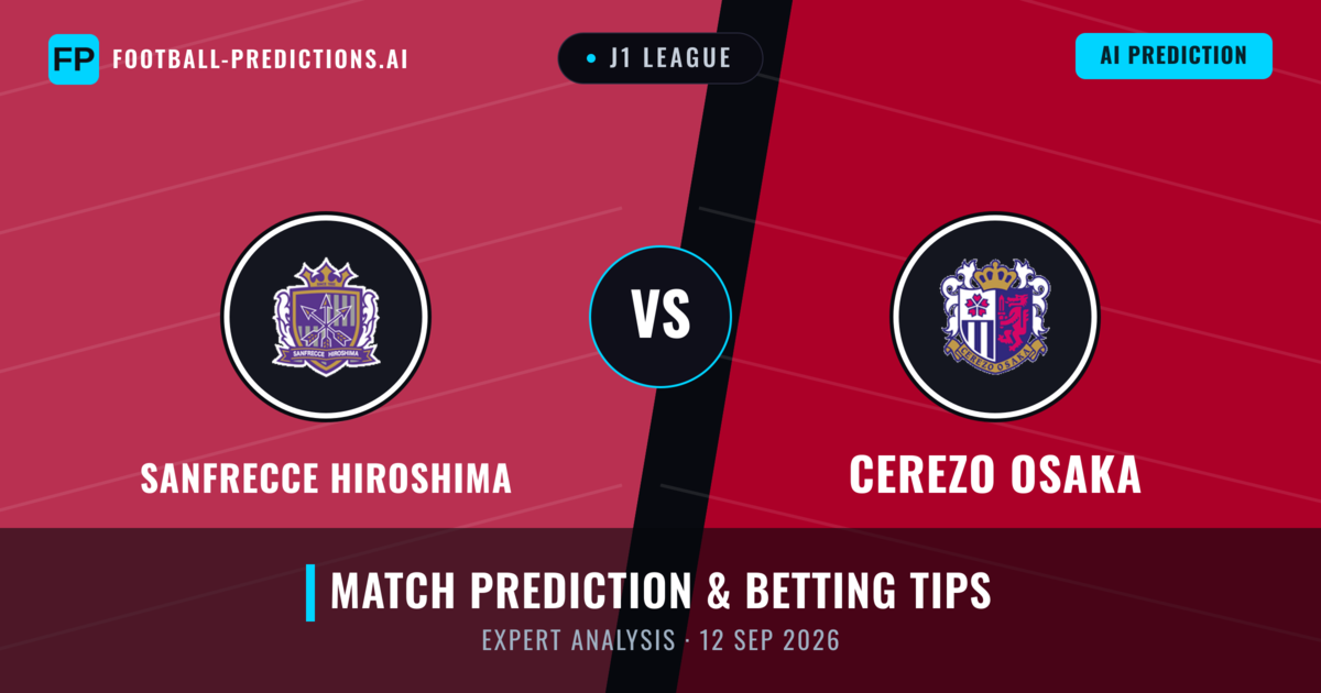 Sanfrecce Hiroshima vs Cerezo Osaka — match prediction & preview