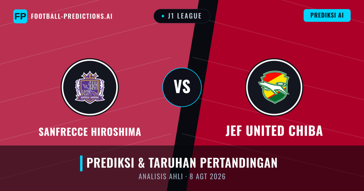 Sanfrecce Hiroshima vs JEF United Chiba — prediksi dan pratinjau pertandingan