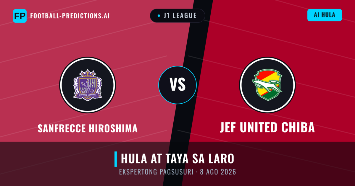 Sanfrecce Hiroshima vs JEF United Chiba — hula at preview ng laban