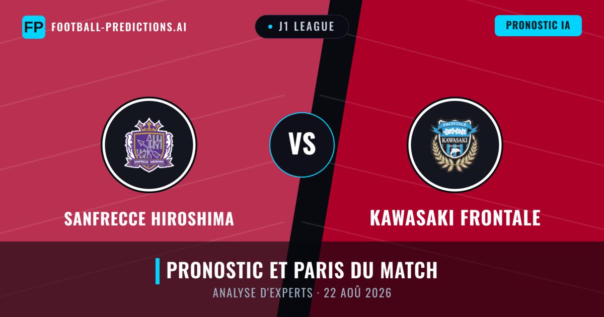 Sanfrecce Hiroshima vs Kawasaki Frontale — pronostic et avant-match
