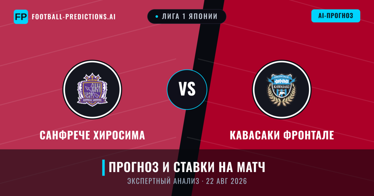 Санфрече Хиросима – Кавасаки Фронтале — прогноз и превью матча