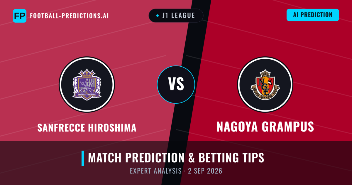 Sanfrecce Hiroshima vs Nagoya Grampus — match prediction & preview