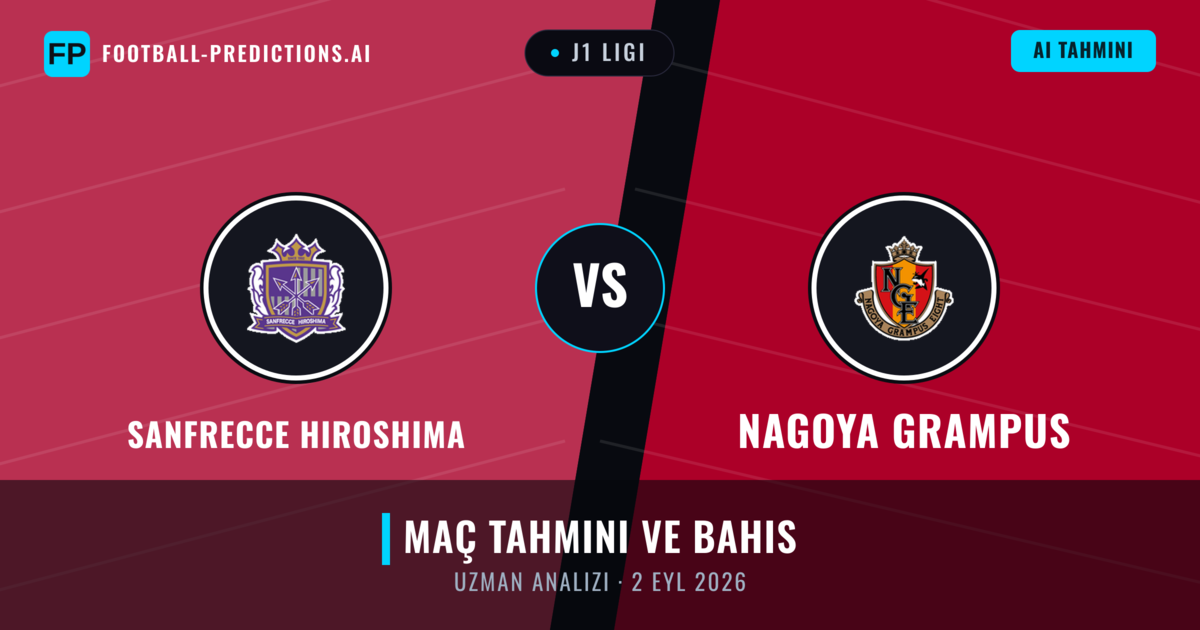 Sanfrecce Hiroshima - Nagoya Grampus — maç tahmini ve önizleme
