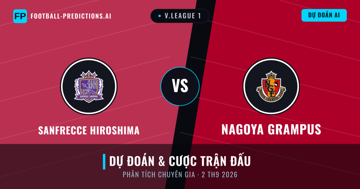 Sanfrecce Hiroshima vs Nagoya Grampus — dự đoán và xem trước trận đấu