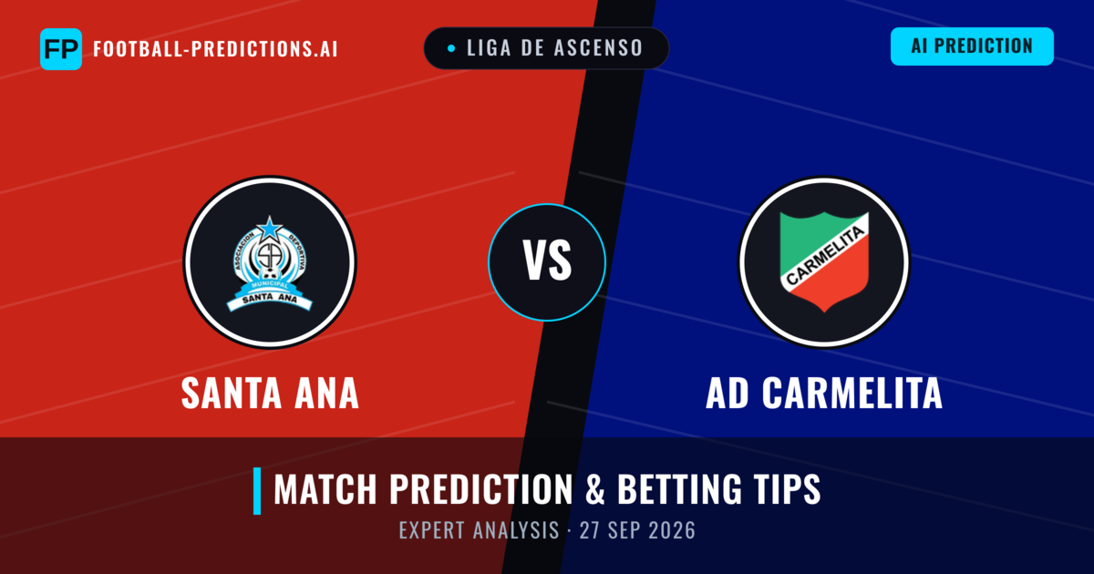AD Carmelita vs Santa Ana — match prediction & preview