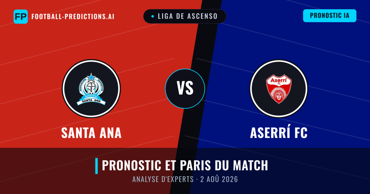 Santa Ana vs Aserrí FC — pronostic et avant-match