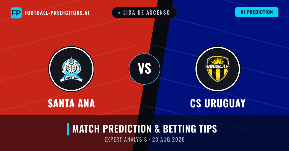 Santa Ana vs CS Uruguay — match prediction & preview