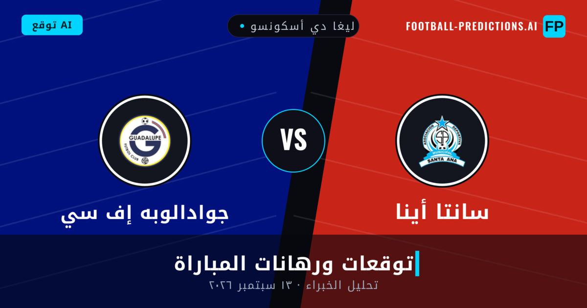 سانتا أينا ضد جوادالوبه إف سي — توقعات ومعاينة المباراة