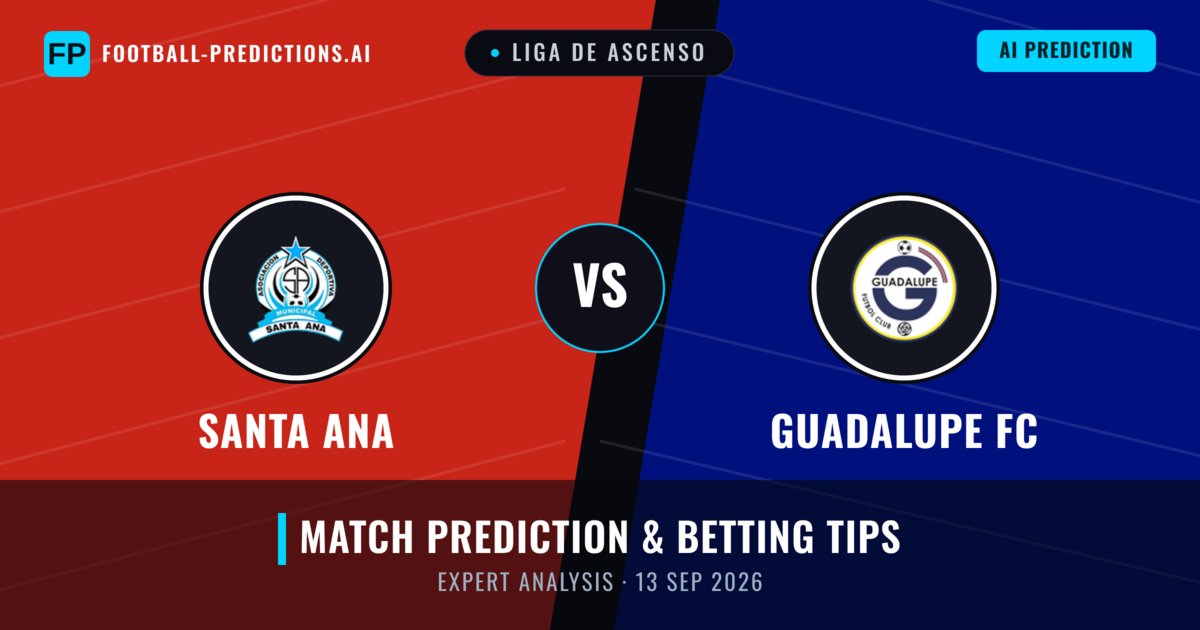 Santa Ana vs Guadalupe FC — match prediction & preview