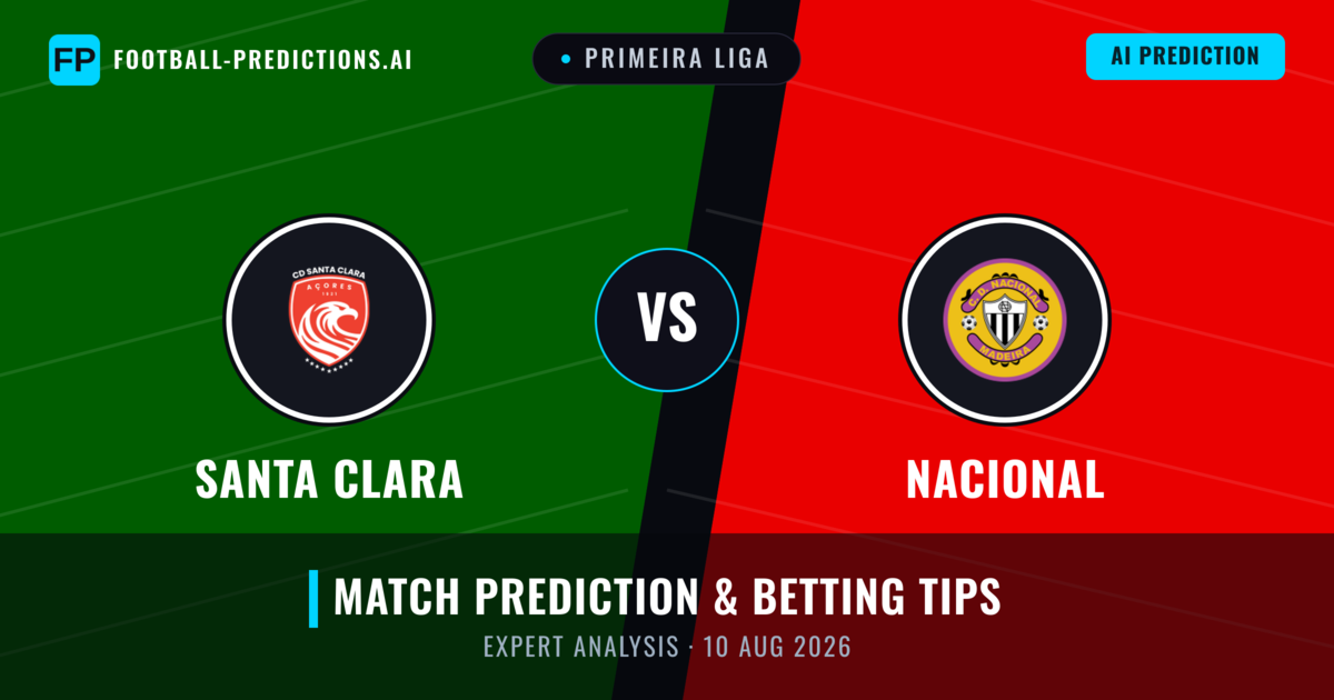 Santa Clara vs Nacional — match prediction & preview
