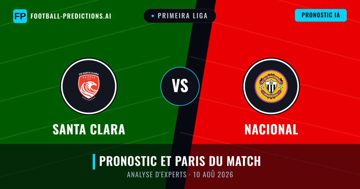 Santa Clara vs Nacional — pronostic et avant-match