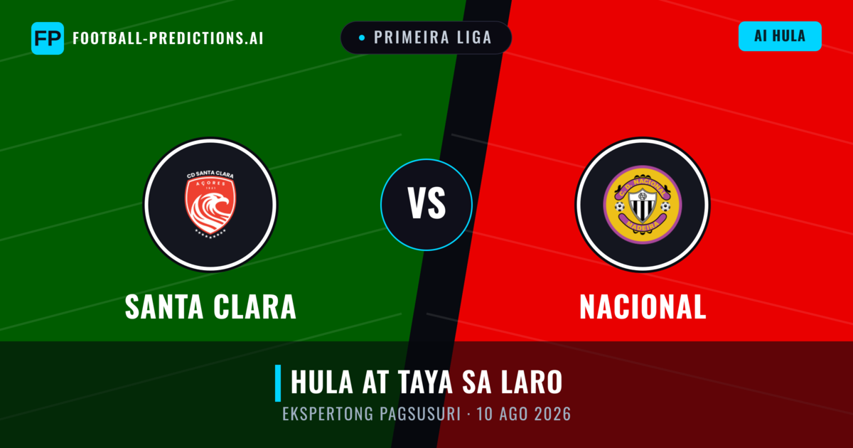 Santa Clara vs Nacional — hula at preview ng laban
