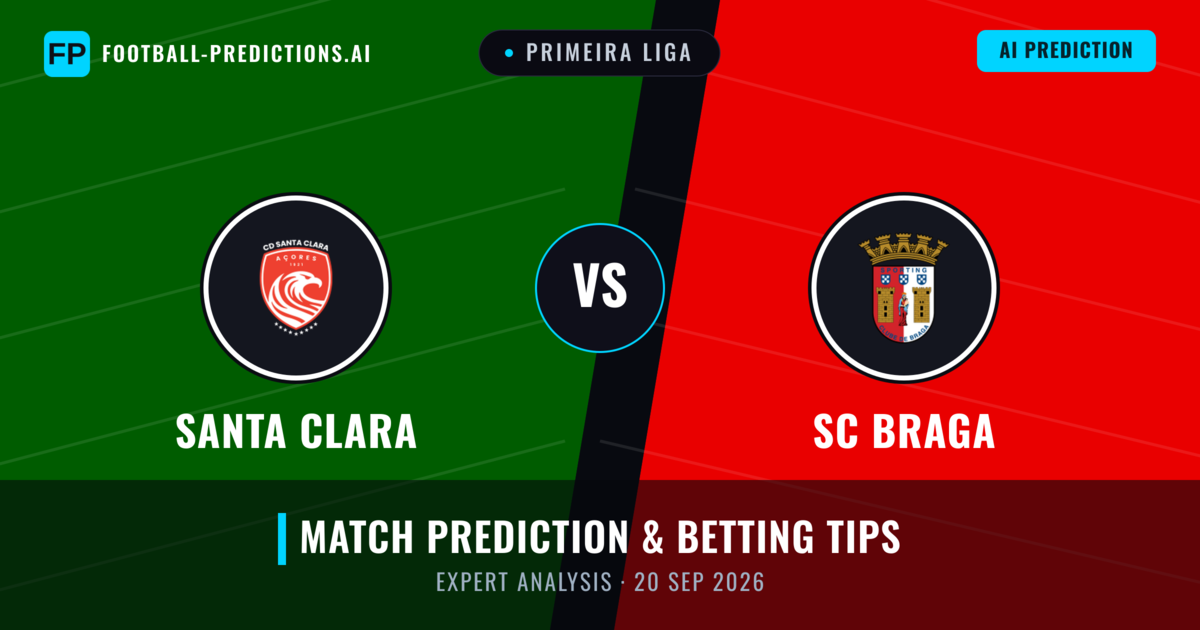 Santa Clara vs SC Braga — match prediction & preview