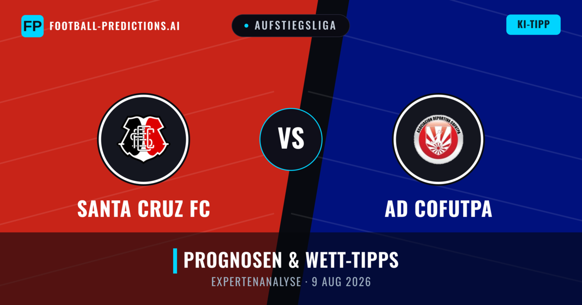Santa Cruz FC vs AD Cofutpa — Prognose und Spielvorschau