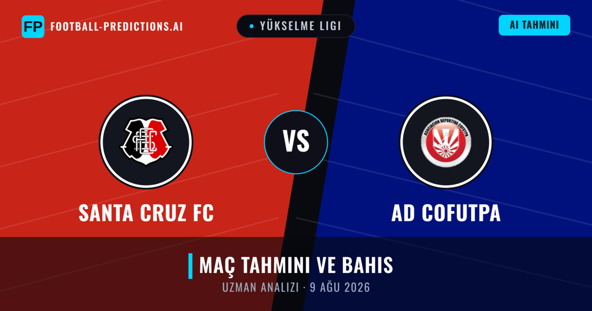 Santa Cruz FC - AD Cofutpa — maç tahmini ve önizleme