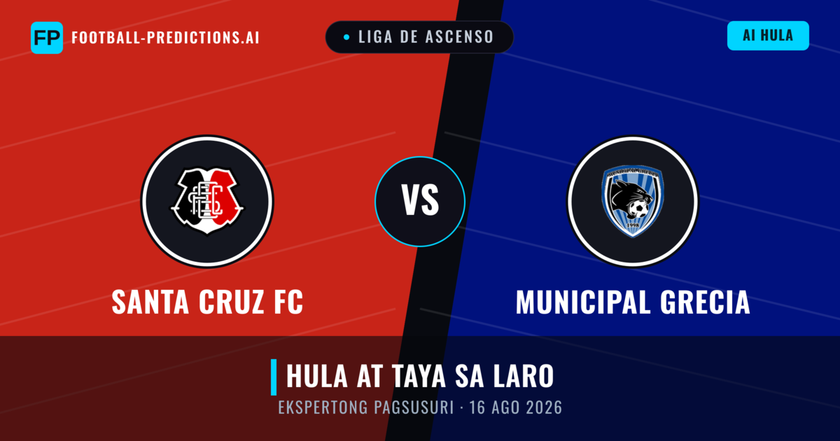 Santa Cruz FC vs Municipal Grecia — hula at preview ng laban