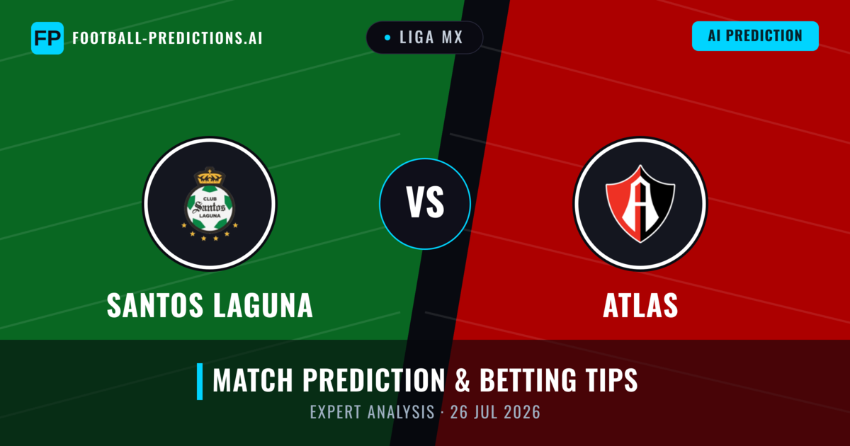 Santos Laguna vs Atlas — match prediction & preview