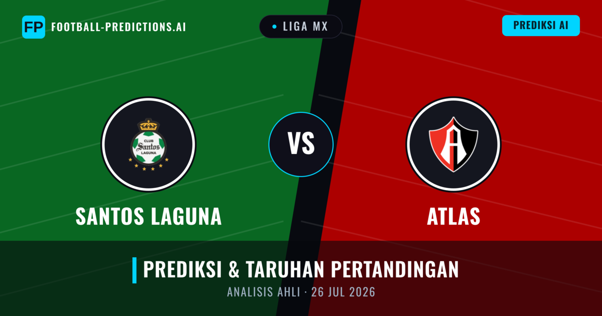 Santos Laguna vs Atlas — prediksi dan pratinjau pertandingan