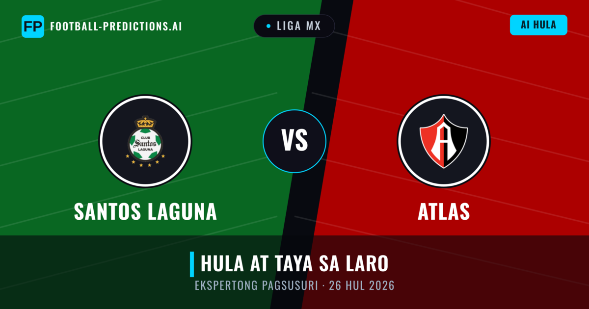 Santos Laguna vs Atlas — hula at preview ng laban