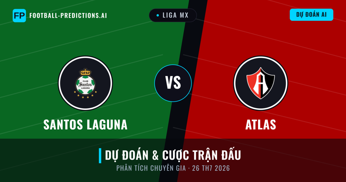 Santos Laguna vs Atlas — dự đoán và xem trước trận đấu