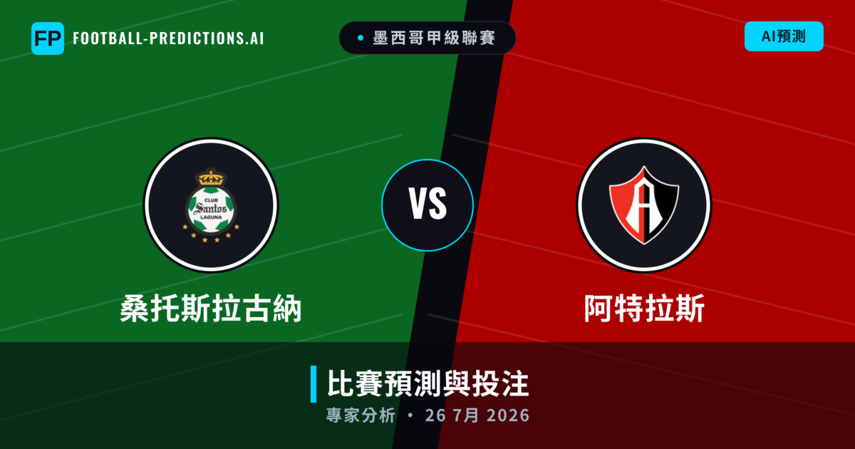 桑托斯拉古納 vs 阿特拉斯 — 比赛预测和前瞻
