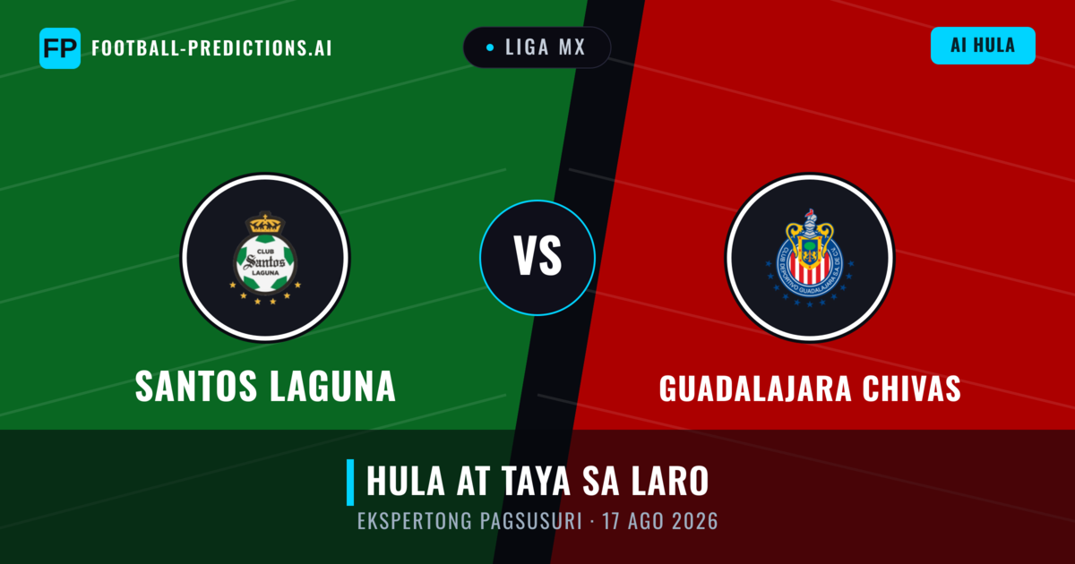 Santos Laguna vs Guadalajara Chivas — hula at preview ng laban