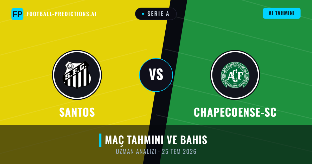 Santos - Chapecoense-sc — maç tahmini ve önizleme