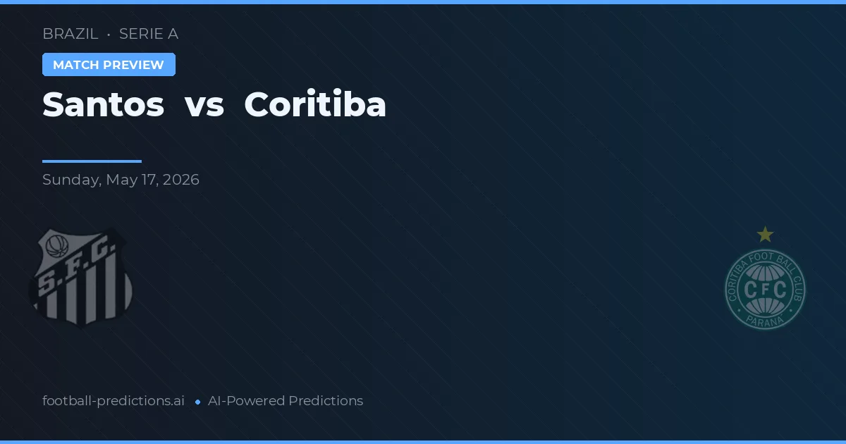 Santos vs Coritiba — match prediction & preview