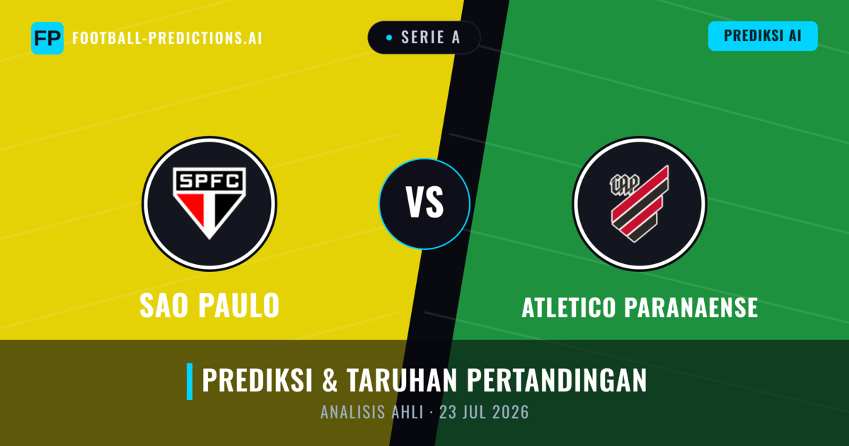 São Paulo vs Atletico Paranaense — prediksi dan pratinjau pertandingan