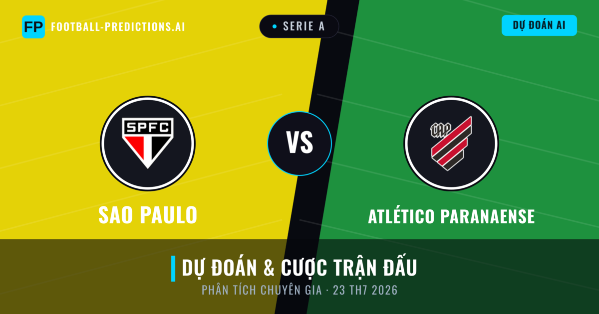 Sao Paulo vs Atlético Paranaense — dự đoán và xem trước trận đấu