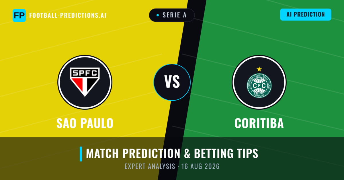 Sao Paulo vs Coritiba — match prediction & preview