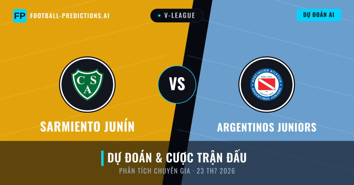 Sarmiento Junín vs Argentinos Juniors — dự đoán và xem trước trận đấu