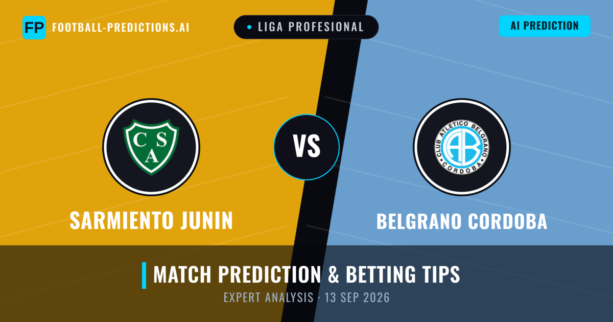 Sarmiento Junin vs Belgrano Cordoba — match prediction & preview