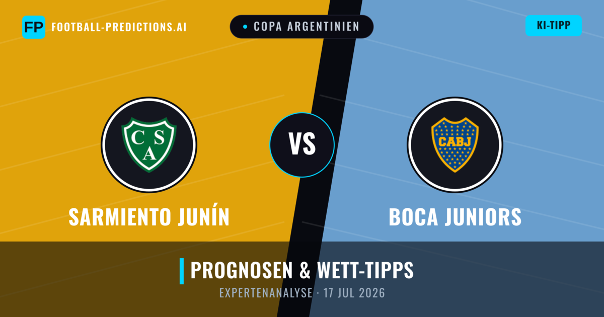 Sarmiento Junín vs Boca Juniors — Prognose und Spielvorschau