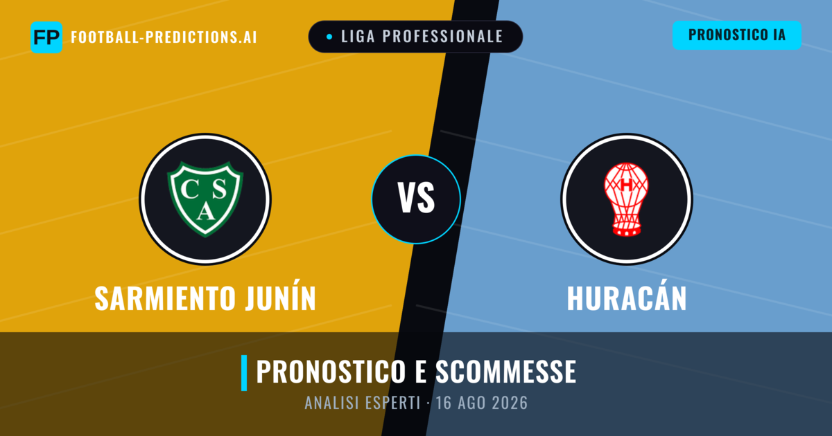 Sarmiento Junín vs Huracán — pronostico e anteprima del match