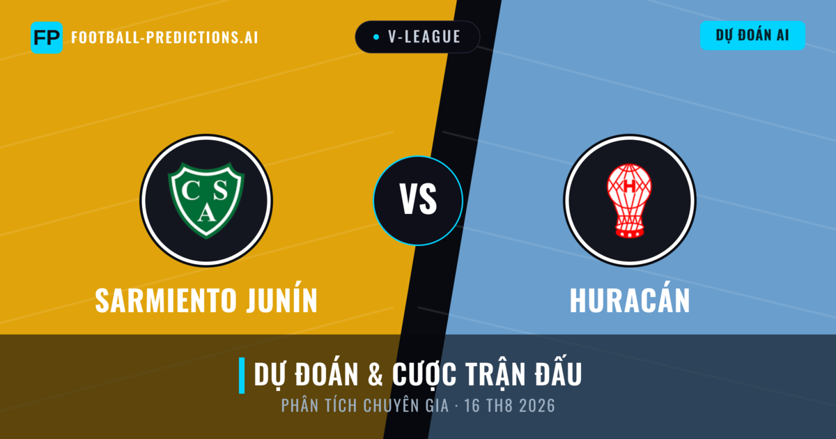 Sarmiento Junín vs Huracán — dự đoán và xem trước trận đấu