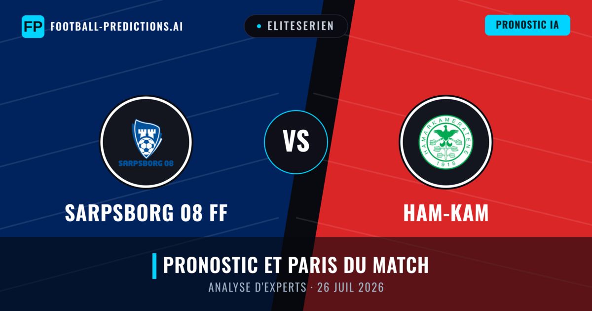 Sarpsborg 08 FF vs Ham-Kam — pronostic et avant-match