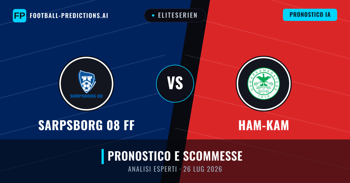 Sarpsborg 08 FF vs Ham-Kam — pronostico e anteprima del match