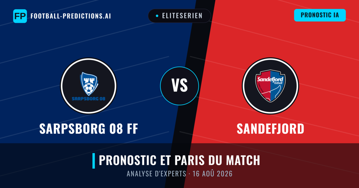 Sarpsborg 08 FF vs Sandefjord — pronostic et avant-match
