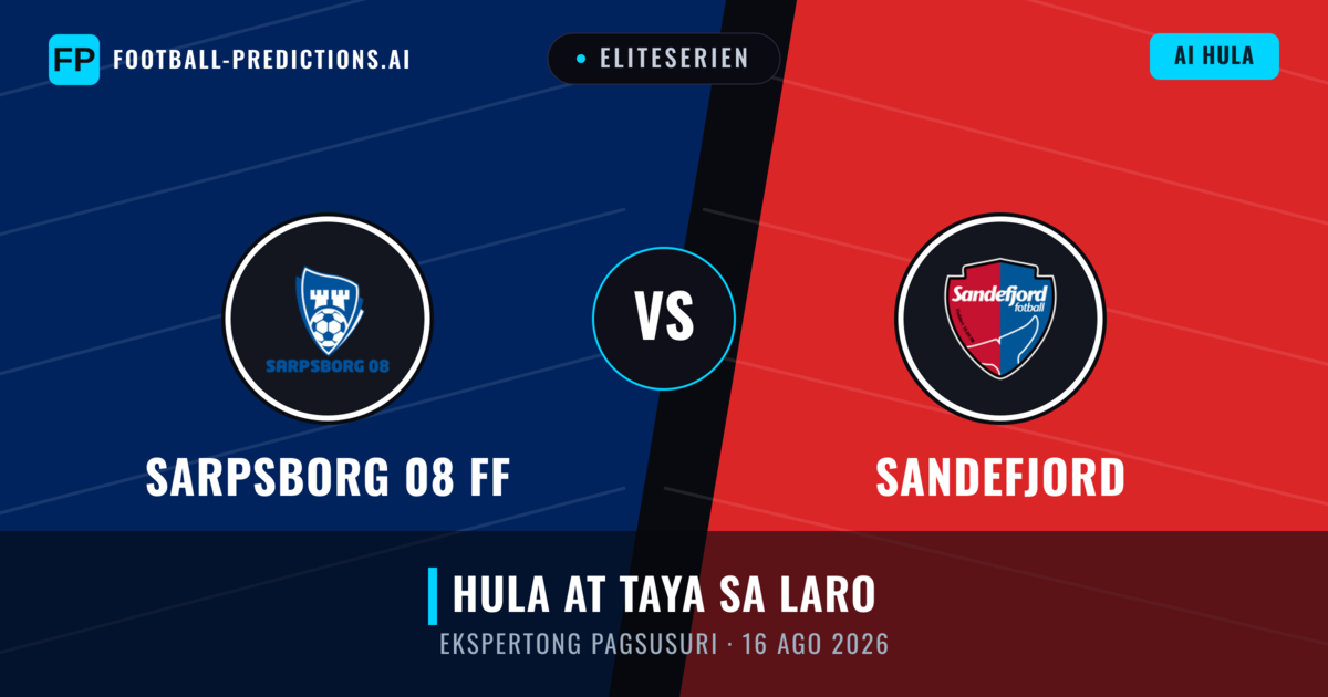 Sarpsborg 08 FF vs Sandefjord — hula at preview ng laban
