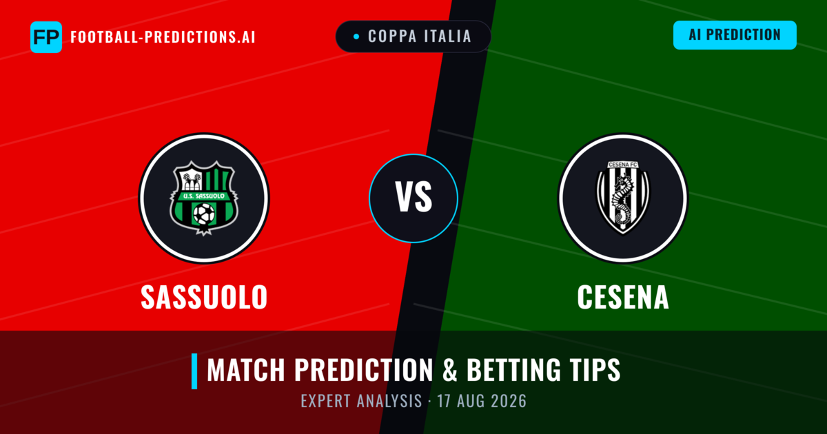 Sassuolo vs Cesena — match prediction & preview