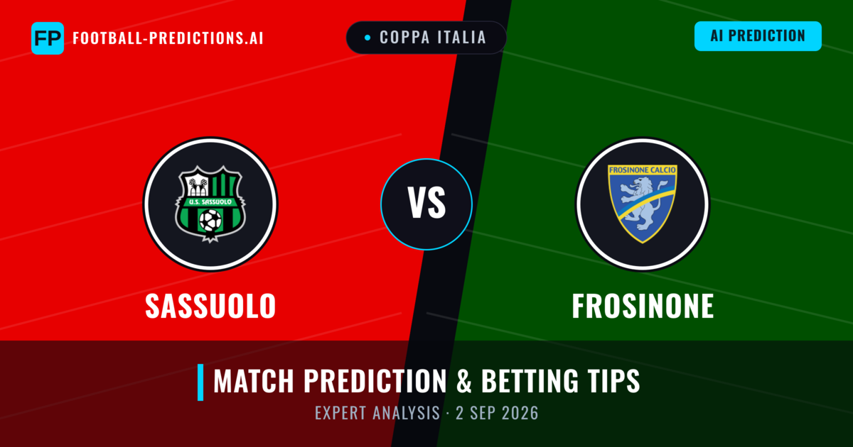 Sassuolo vs Frosinone — match prediction & preview