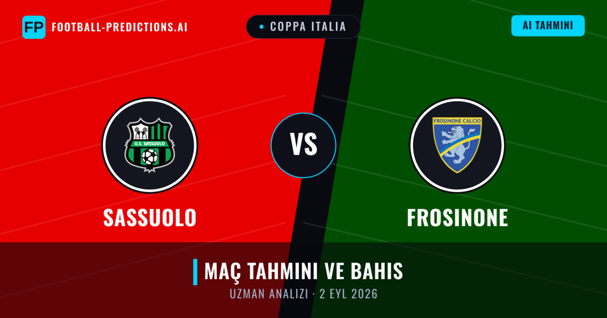 Sassuolo - Frosinone — maç tahmini ve önizleme