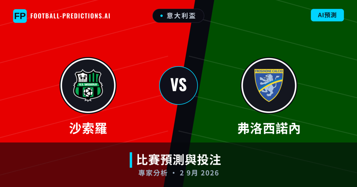 沙索羅 vs 弗洛西諾內 — 比赛预测和前瞻
