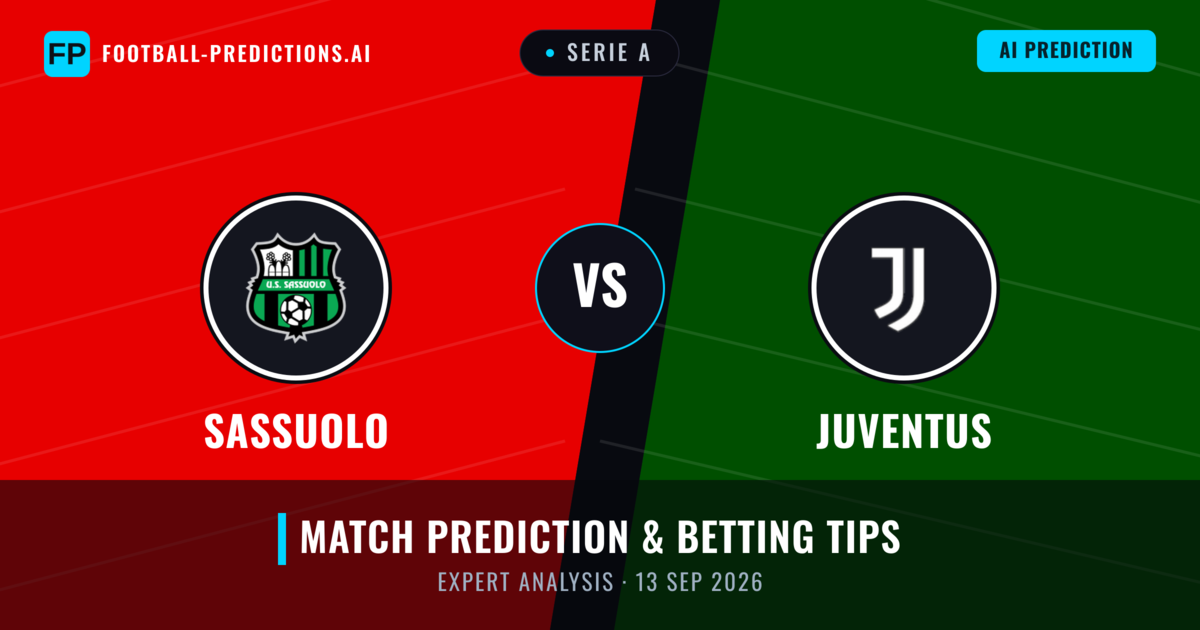 Sassuolo vs Juventus — match prediction & preview