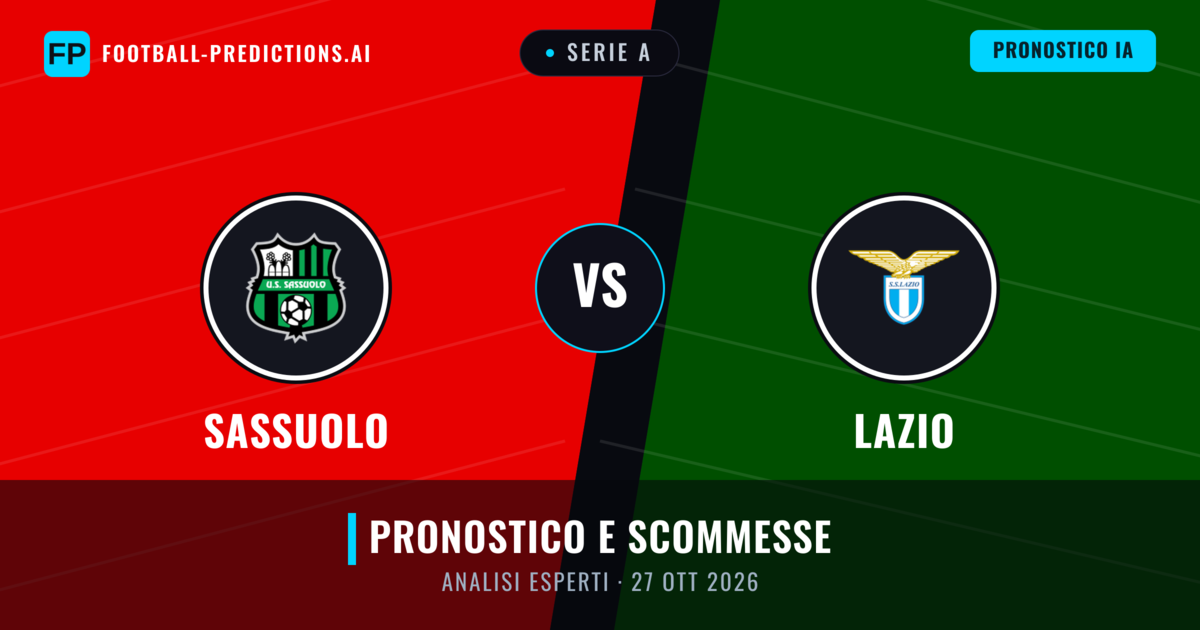 Sassuolo vs Lazio — pronostico e anteprima del match