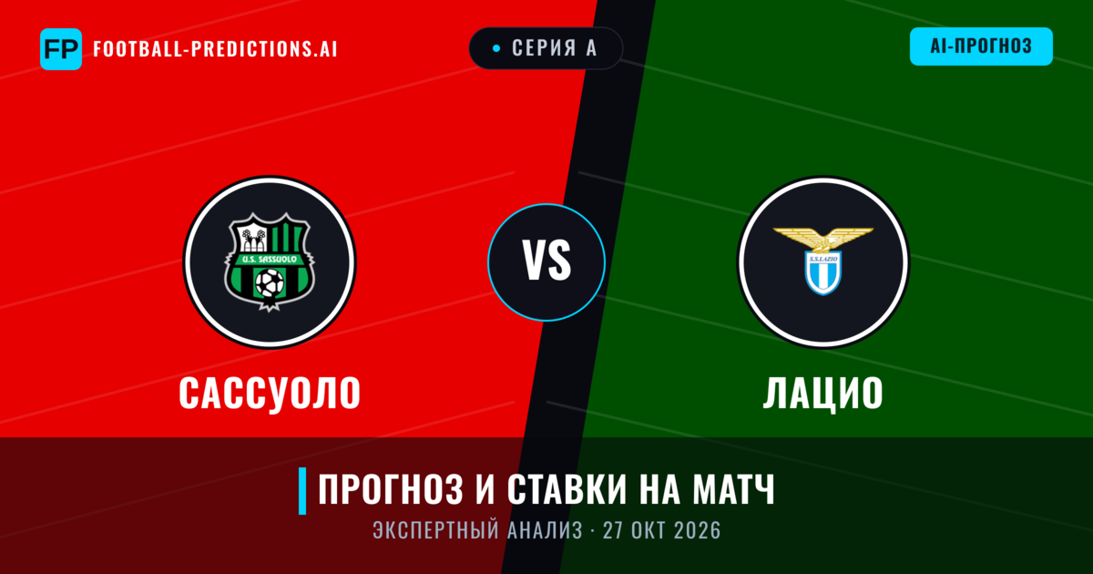 Сассуоло – Лацио — прогноз и превью матча