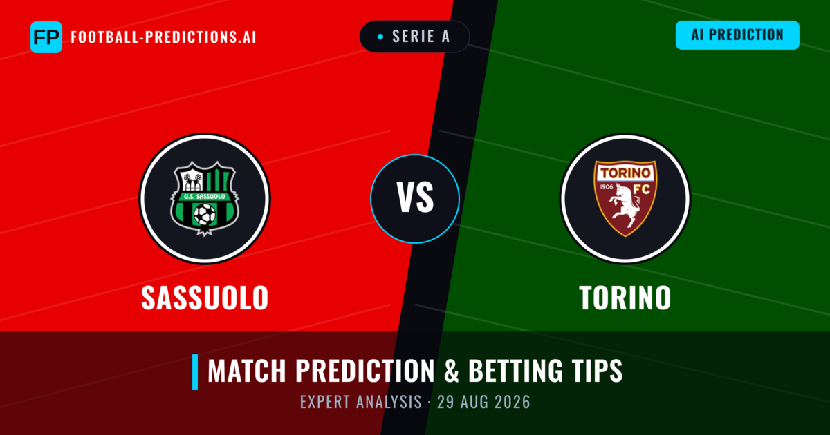 Sassuolo vs Torino — match prediction & preview