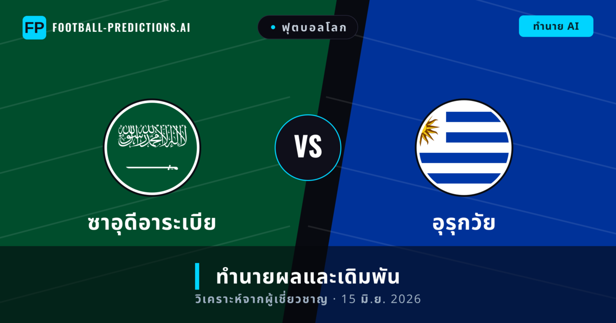 ซาอุดีอาระเบีย พบ อุรุกวัย — ทำนายผลและพรีวิวการแข่งขัน
